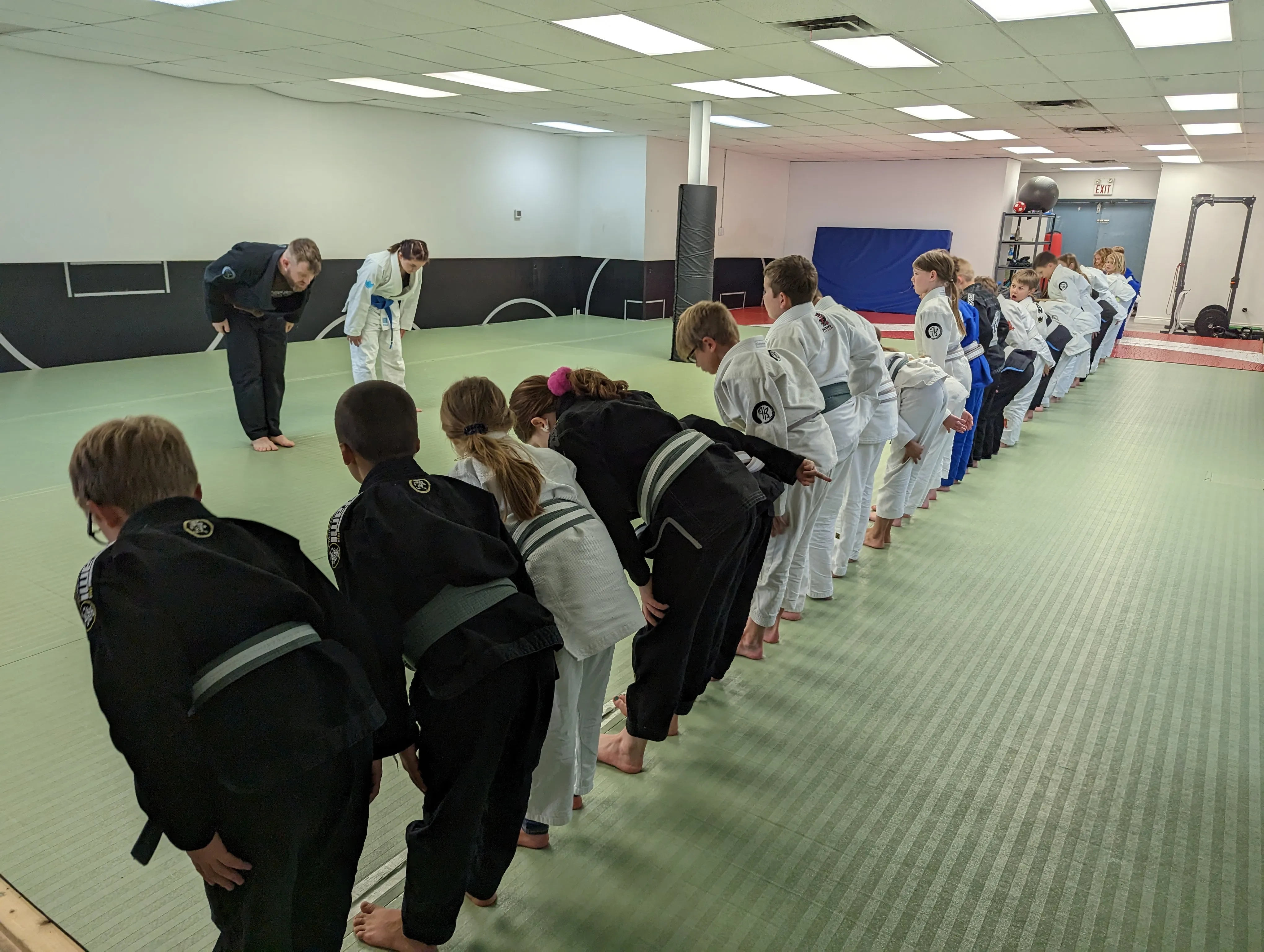 Youth BJJ class for ages 10 to 13 at Infinum BJJ Brantford